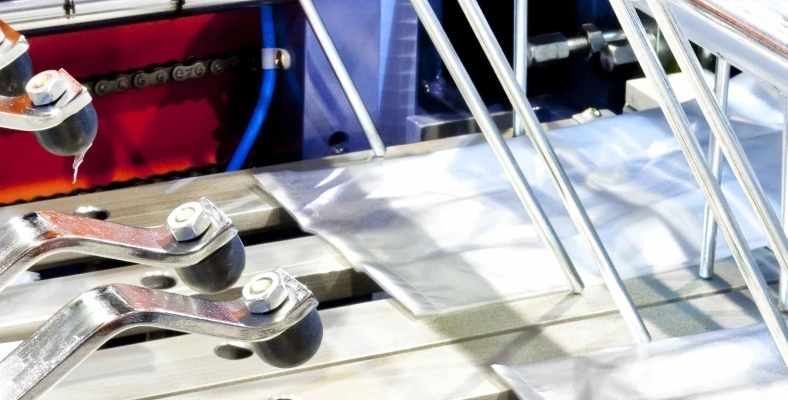 Converting polythene to bags