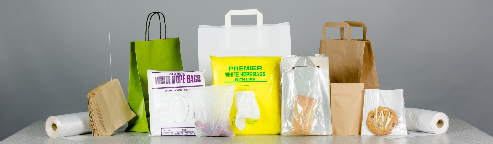 Produce and paper bags